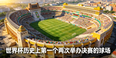 墨西哥阿兹特克体育场全景 - 世界杯历史上第一个两次举办决赛的球场